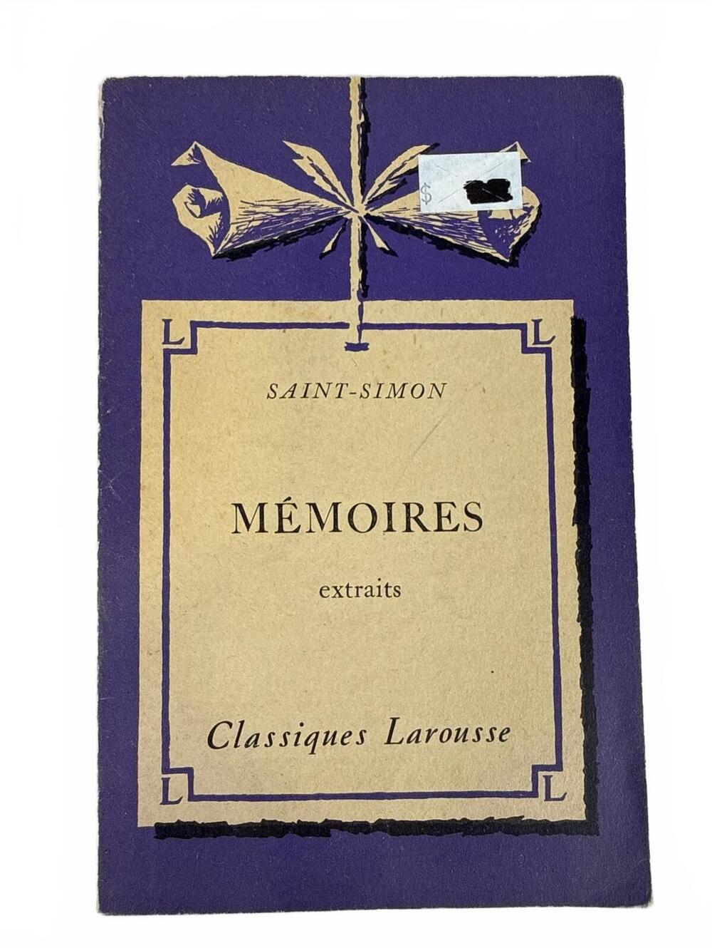 Saint-Simon Mémoires Extraits - Classic French Literature